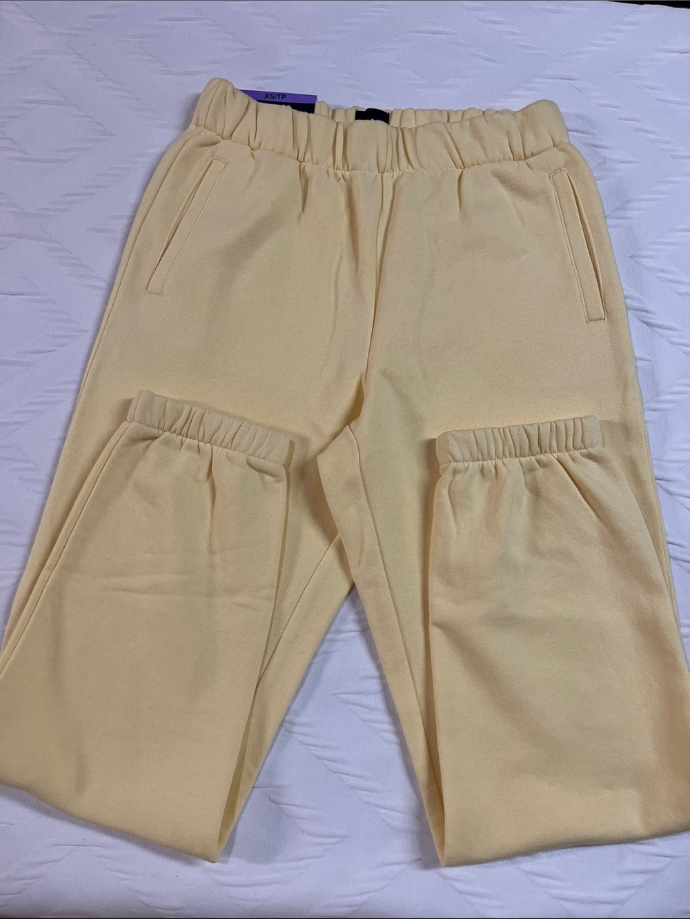 Gap Banana Yellow Elastic Waist Jogger Pants NWT